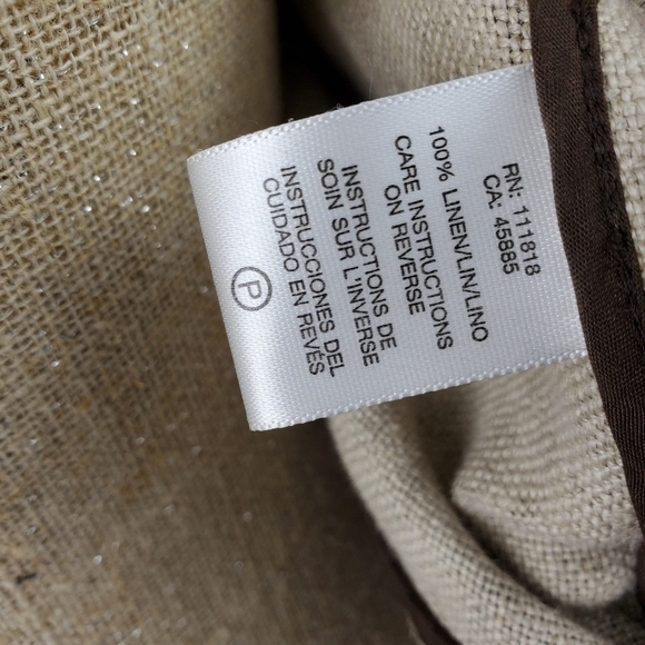 MICHAEL Kors Women poncho cape 100% linen size 14P - Picture 12 of 13